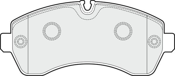 APEC PD3648 - Комплект спирачно феродо, дискови спирачки vvparts.bg