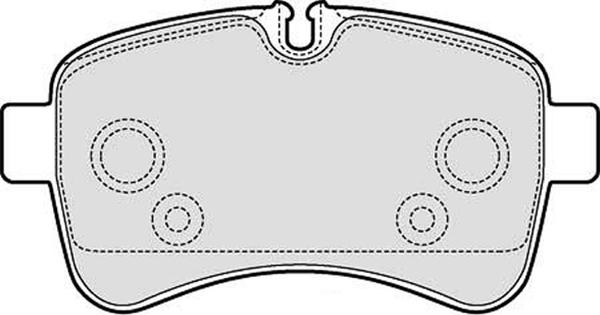 APEC PD3664 - Комплект спирачно феродо, дискови спирачки vvparts.bg