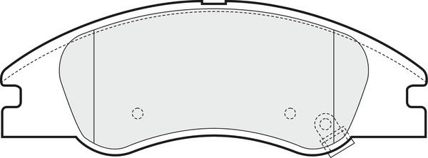 WWA 24219 - Комплект спирачно феродо, дискови спирачки vvparts.bg