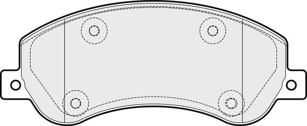 APEC PD3093 - Комплект спирачно феродо, дискови спирачки vvparts.bg