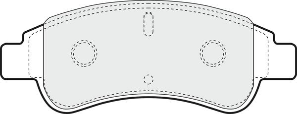 APEC PD3059 - Комплект спирачно феродо, дискови спирачки vvparts.bg