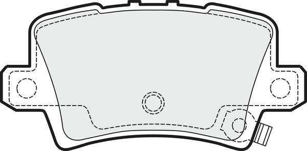 APEC PD3088 - Комплект спирачно феродо, дискови спирачки vvparts.bg