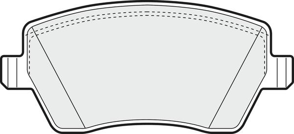 APEC PD3075 - Комплект спирачно феродо, дискови спирачки vvparts.bg