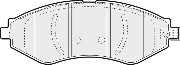 APEC PD3190 - Комплект спирачно феродо, дискови спирачки vvparts.bg