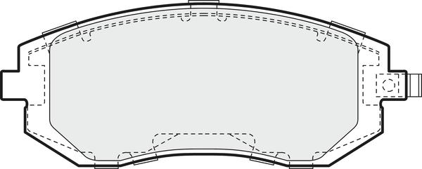 APEC PD3192 - Комплект спирачно феродо, дискови спирачки vvparts.bg