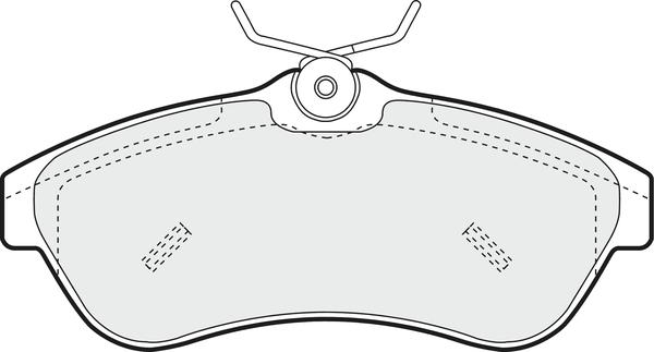 APEC PD3149 - Комплект спирачно феродо, дискови спирачки vvparts.bg