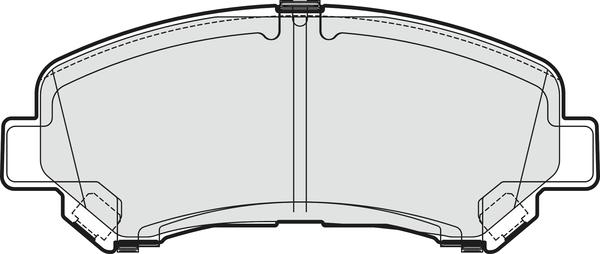 APEC PD3146 - Комплект спирачно феродо, дискови спирачки vvparts.bg
