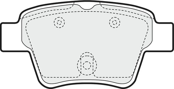 APEC PD3155 - Комплект спирачно феродо, дискови спирачки vvparts.bg