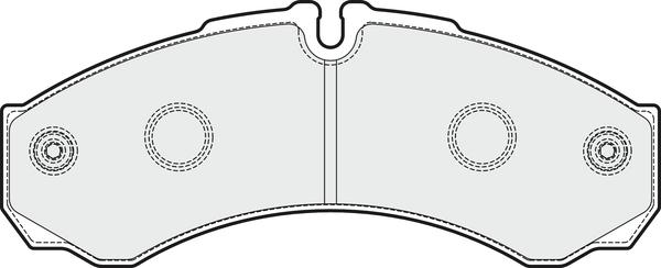 APEC PD3108 - Комплект спирачно феродо, дискови спирачки vvparts.bg