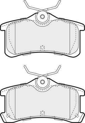 APEC PD3139 - Комплект спирачно феродо, дискови спирачки vvparts.bg