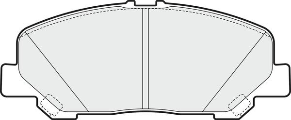 APEC PD3896 - Комплект спирачно феродо, дискови спирачки vvparts.bg