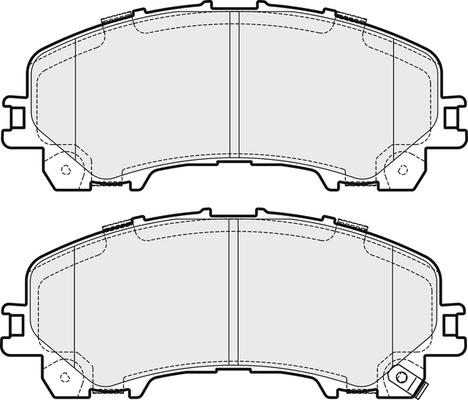 APEC PD3840 - Комплект спирачно феродо, дискови спирачки vvparts.bg