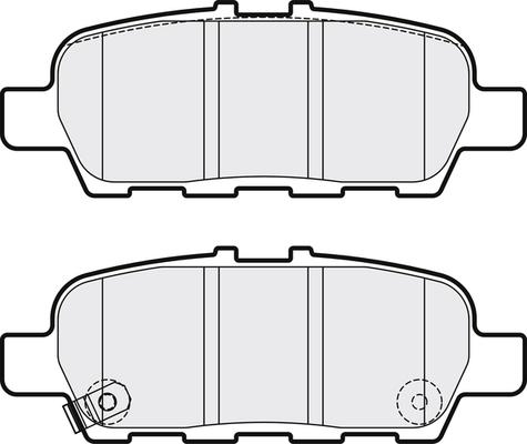 APEC PD3816 - Комплект спирачно феродо, дискови спирачки vvparts.bg