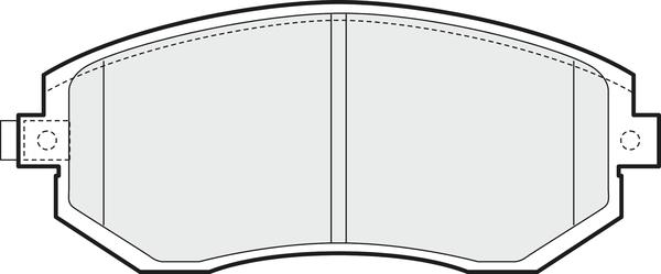 APEC PD3818 - Комплект спирачно феродо, дискови спирачки vvparts.bg