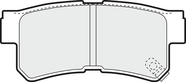 APEC PD3812 - Комплект спирачно феродо, дискови спирачки vvparts.bg