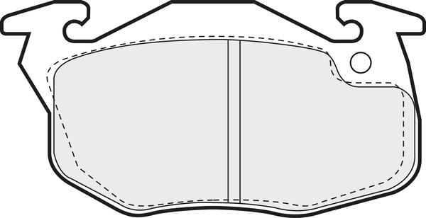 APEC PD3834 - Комплект спирачно феродо, дискови спирачки vvparts.bg