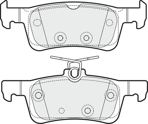 APEC PD3835 - Комплект спирачно феродо, дискови спирачки vvparts.bg