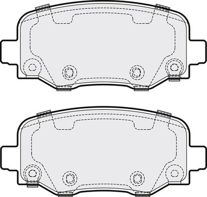 APEC PD3836 - Комплект спирачно феродо, дискови спирачки vvparts.bg