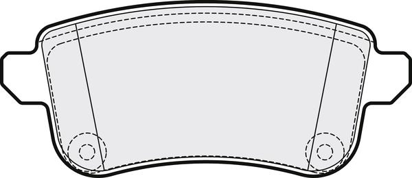 APEC PD3828 - Комплект спирачно феродо, дискови спирачки vvparts.bg