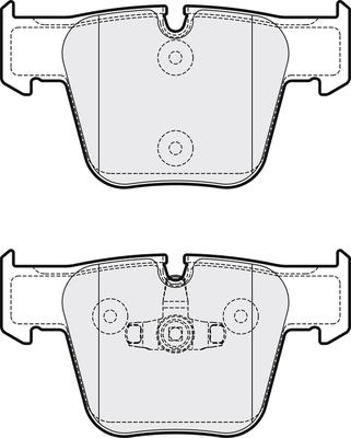 APEC PD3873 - Комплект спирачно феродо, дискови спирачки vvparts.bg