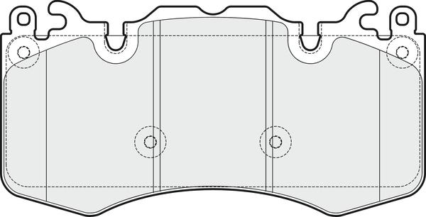 APEC PD3343 - Комплект спирачно феродо, дискови спирачки vvparts.bg