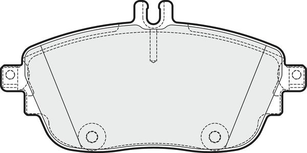 APEC PD3359 - Комплект спирачно феродо, дискови спирачки vvparts.bg