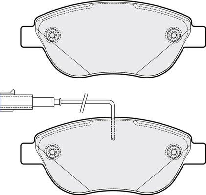 APEC PD3384 - Комплект спирачно феродо, дискови спирачки vvparts.bg