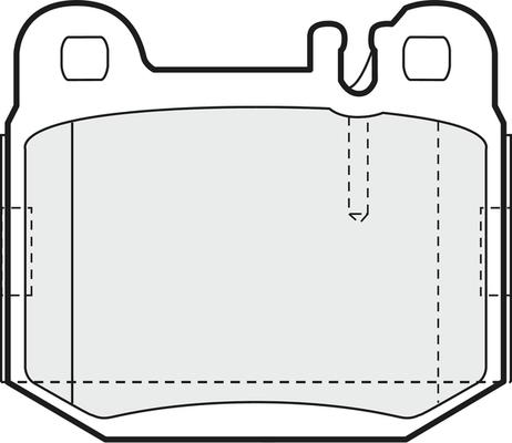 APEC PD3388 - Комплект спирачно феродо, дискови спирачки vvparts.bg