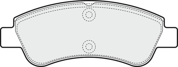 APEC PD3337 - Комплект спирачно феродо, дискови спирачки vvparts.bg