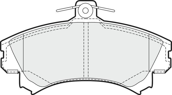 APEC PD3298 - Комплект спирачно феродо, дискови спирачки vvparts.bg