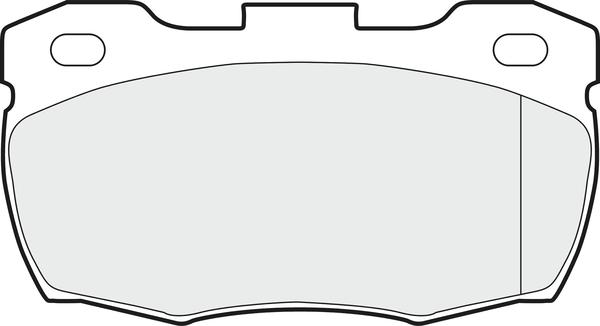 APEC PD3293 - Комплект спирачно феродо, дискови спирачки vvparts.bg