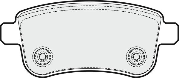 APEC PD3254 - Комплект спирачно феродо, дискови спирачки vvparts.bg