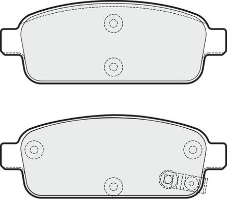 APEC PD3269 - Комплект спирачно феродо, дискови спирачки vvparts.bg