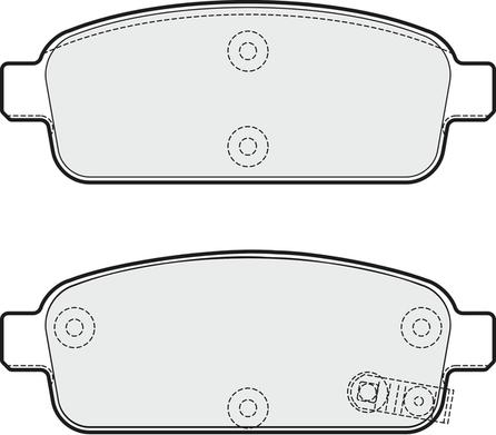 Frigair 25096 - Комплект спирачно феродо, дискови спирачки vvparts.bg