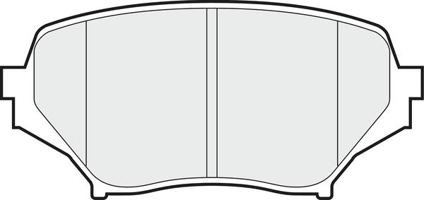 APEC PD3205 - Комплект спирачно феродо, дискови спирачки vvparts.bg