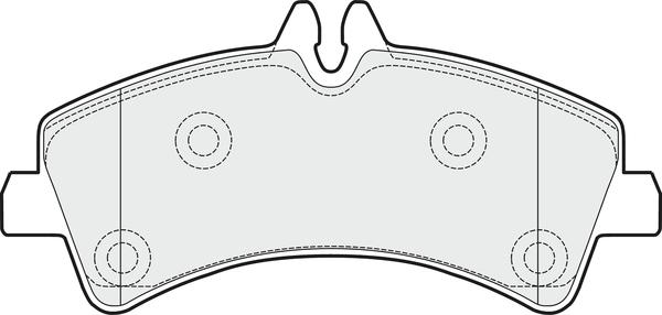 APEC PD3211 - Комплект спирачно феродо, дискови спирачки vvparts.bg