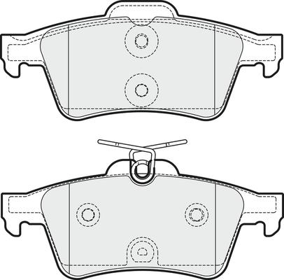 APEC PD3277 - Комплект спирачно феродо, дискови спирачки vvparts.bg