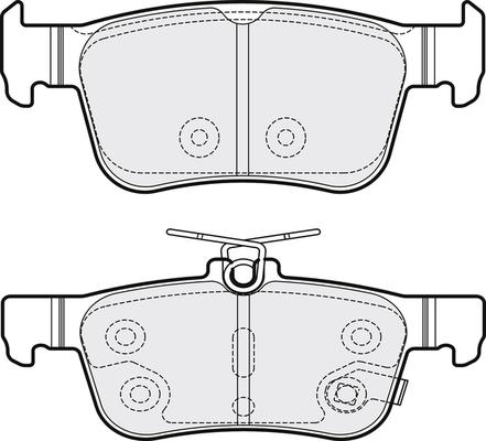 BETTAPARTS PLU2367 - Комплект спирачно феродо, дискови спирачки vvparts.bg