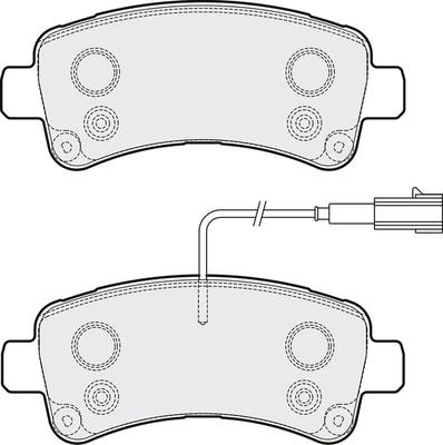 APEC PD3754 - Комплект спирачно феродо, дискови спирачки vvparts.bg