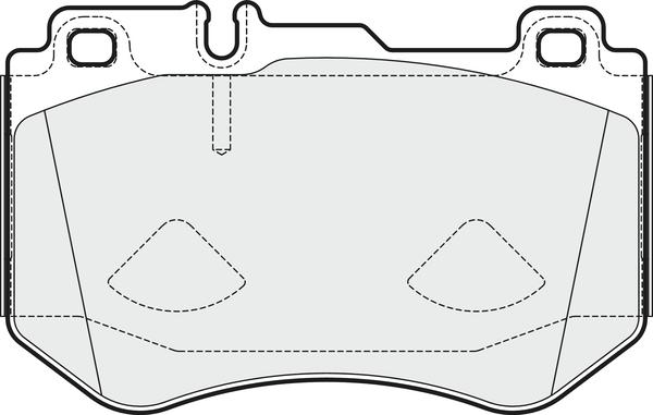 APEC PD3756 - Комплект спирачно феродо, дискови спирачки vvparts.bg