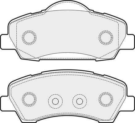 INTERBRAKE DP41937 - Комплект спирачно феродо, дискови спирачки vvparts.bg