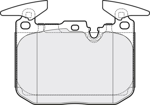 APEC PD3723 - Комплект спирачно феродо, дискови спирачки vvparts.bg