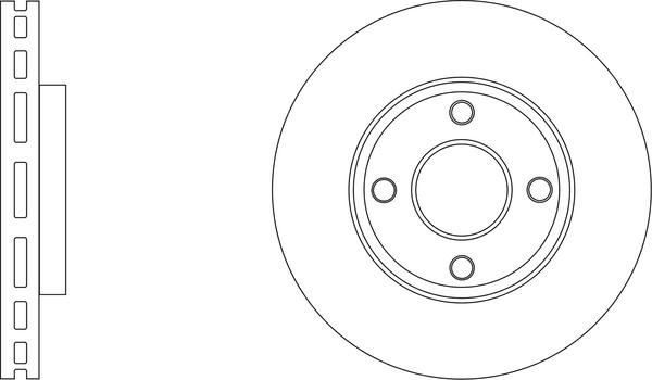 APEC SDK6948 - Спирачен диск vvparts.bg