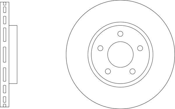 APEC SDK6954 - Спирачен диск vvparts.bg