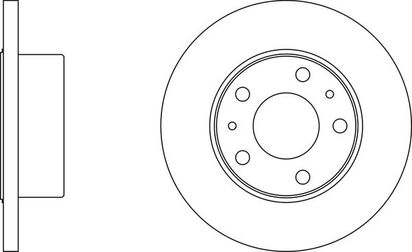 APEC SDK6914 - Спирачен диск vvparts.bg