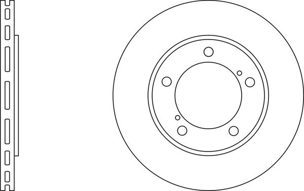 APEC SDK6430 - Спирачен диск vvparts.bg