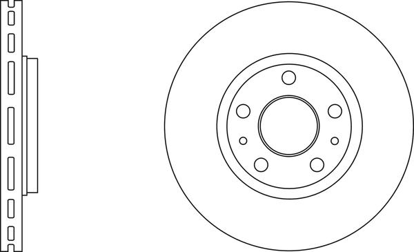 APEC SDK6595 - Спирачен диск vvparts.bg