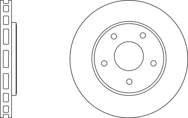 APEC SDK6598 - Спирачен диск vvparts.bg