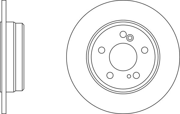 APEC SDK6544 - Спирачен диск vvparts.bg