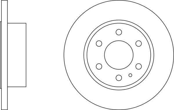 APEC SDK6514 - Спирачен диск vvparts.bg